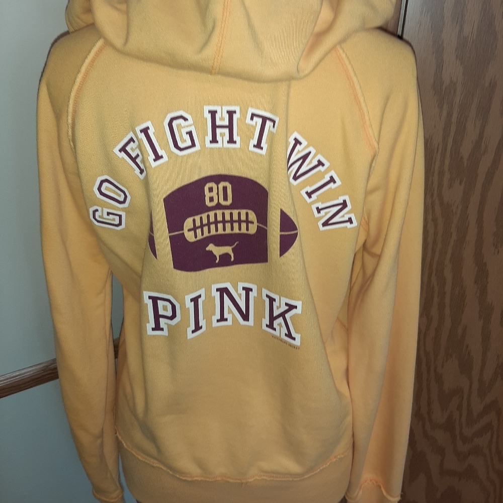 PINK hoodie size L.
